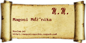 Magosi Mónika névjegykártya