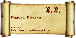 Magosi Mónika névjegykártya