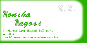 monika magosi business card